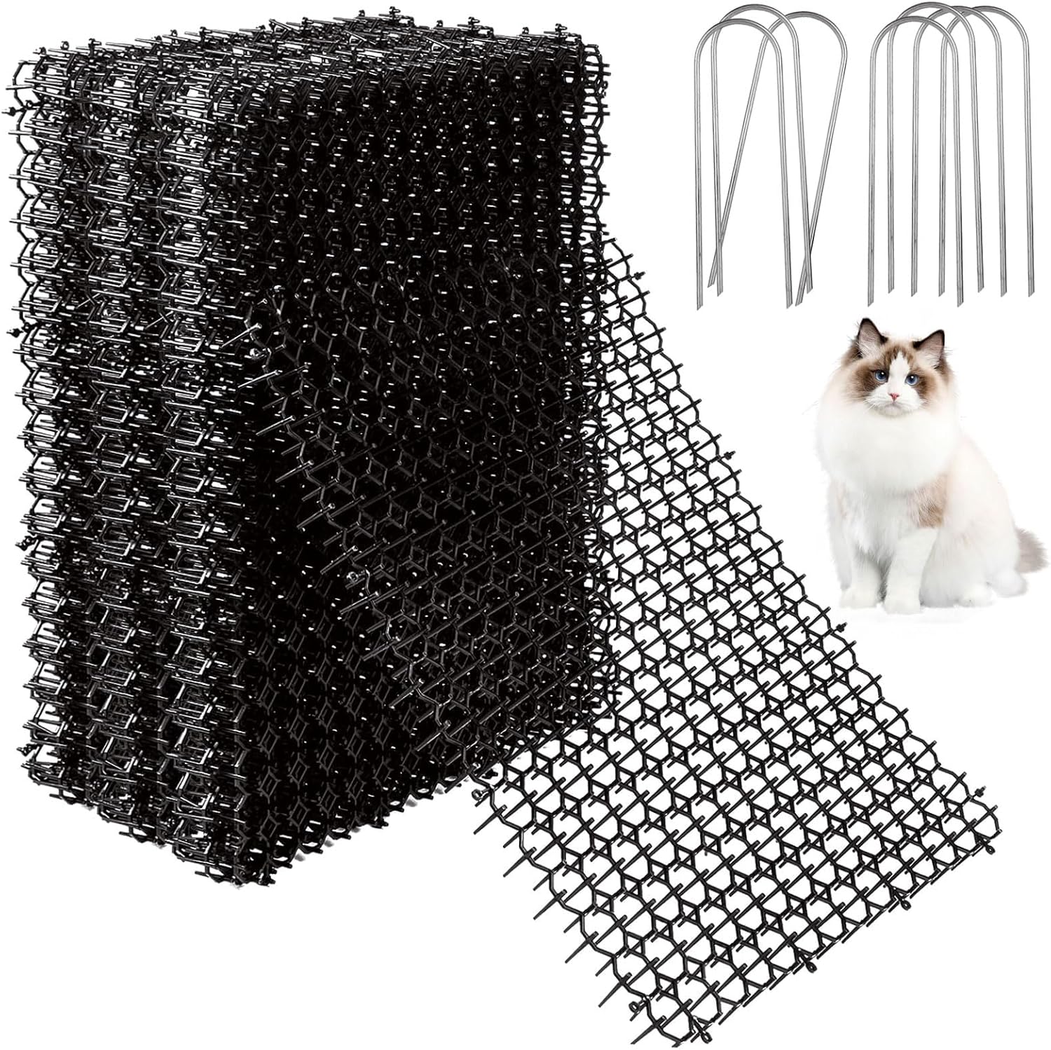 10PCS Cat Scat Mat 16" x 11" Cat Spike Keep Cats Out of