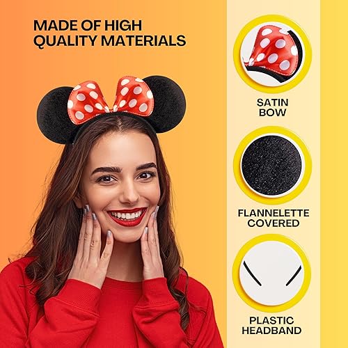 Miniatura 3 de Killer's Instinct Outdoors Diadema con orejas de ratón para disfraz de ratón