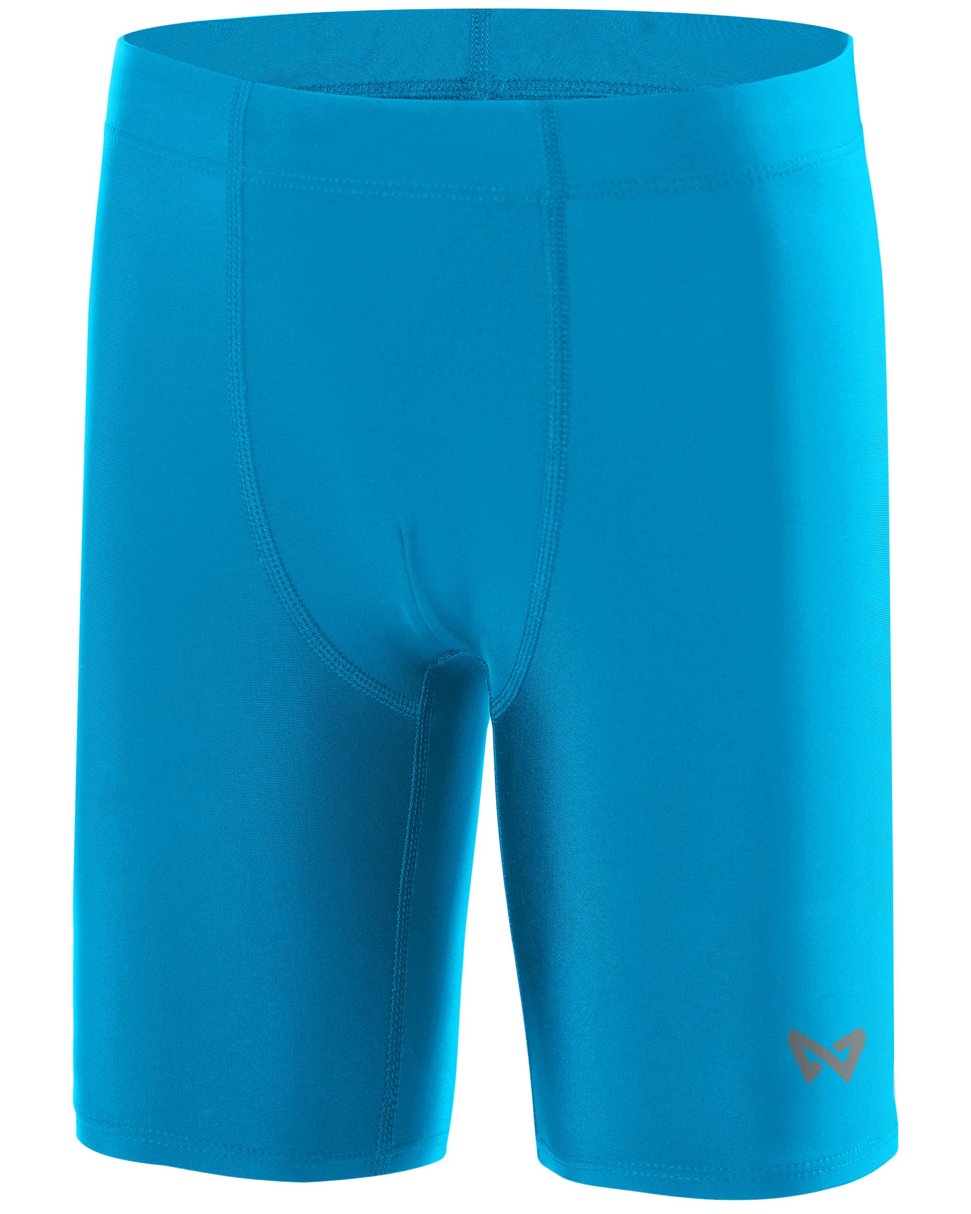 WISMBOX Jungen Badehose Jammer, Schnelltrocknend UV-Schutz 50+ Kompression Schwimmhose für Kinder Wettkampf Schwimmen Sport