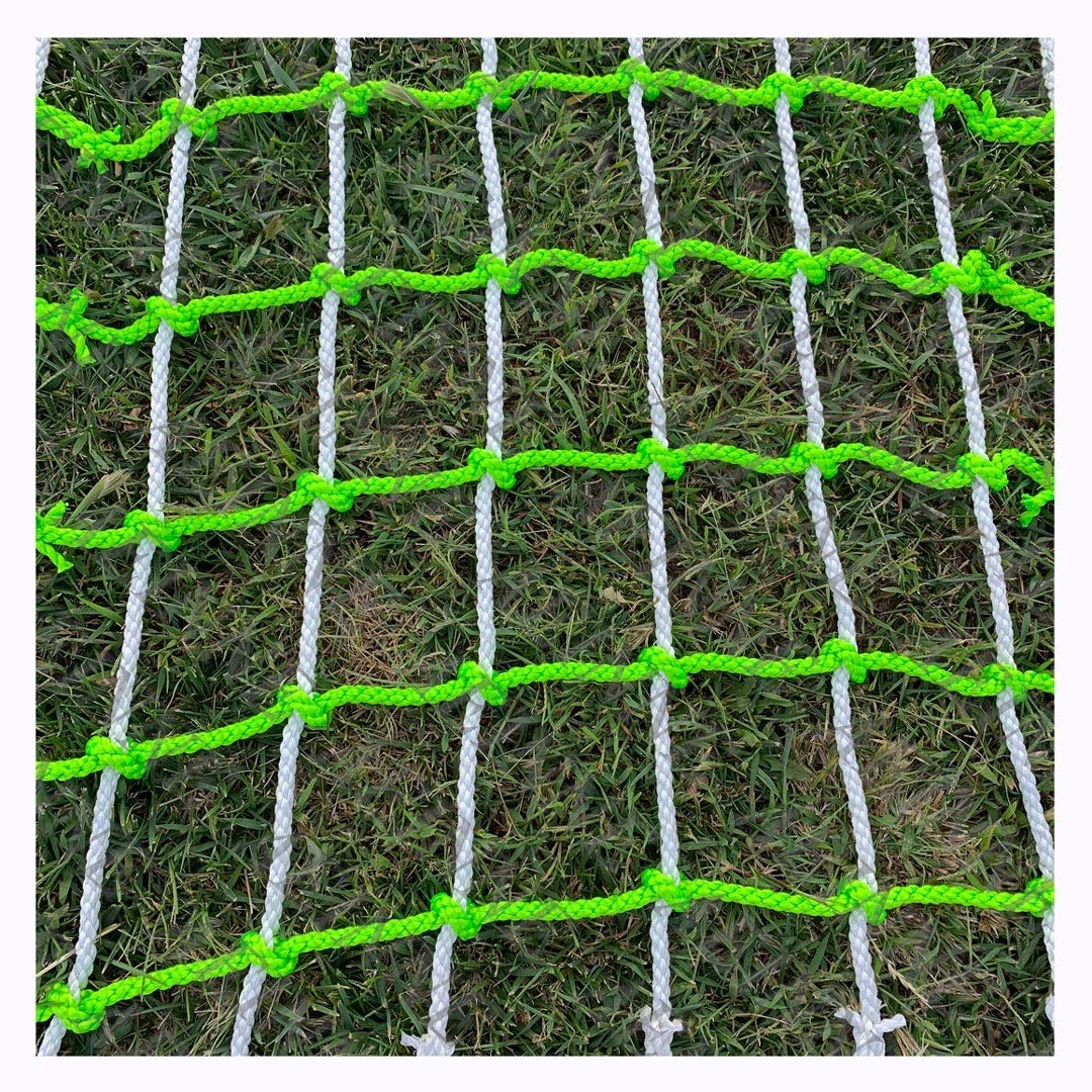 Sicherheits-Kletterseilnetz, Sicherheits-Kletternetz, Frachtnetz, Outdoor-Seilnetz, Spielplatz, Kinder, Klettern, Schaukeln, Felsen, robustes Netz (Farbe: 12 cm-12 mm, Größe: 1 x 4 m)