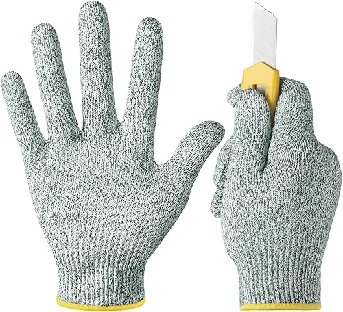 Miniatura 1 de JPP Guantes de corte de alta calidad, resistentes a los cortes, guantes de corte protectores de grado alimenticio CE nivel 5, transpirables,