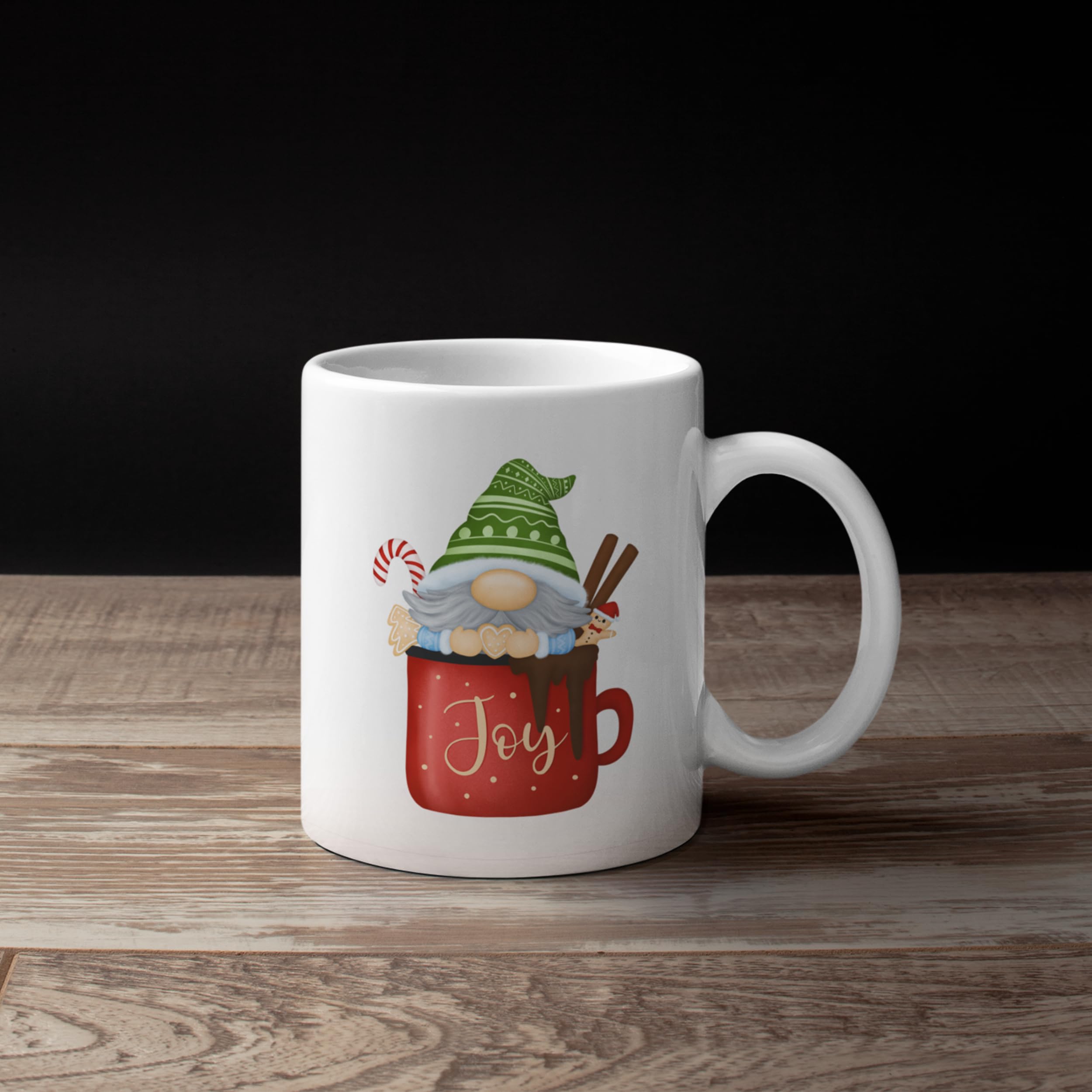 Hot Chocolate Joy Gnome Mug - Image 2