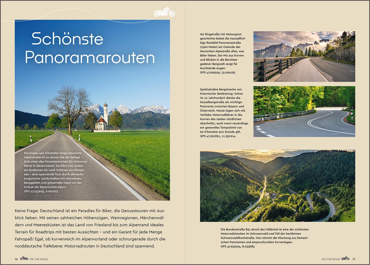 KUNTH Abgefahren, Unentdeckte Bikertouren in Deutschland: Mit dem Motorrad durch Deutschland