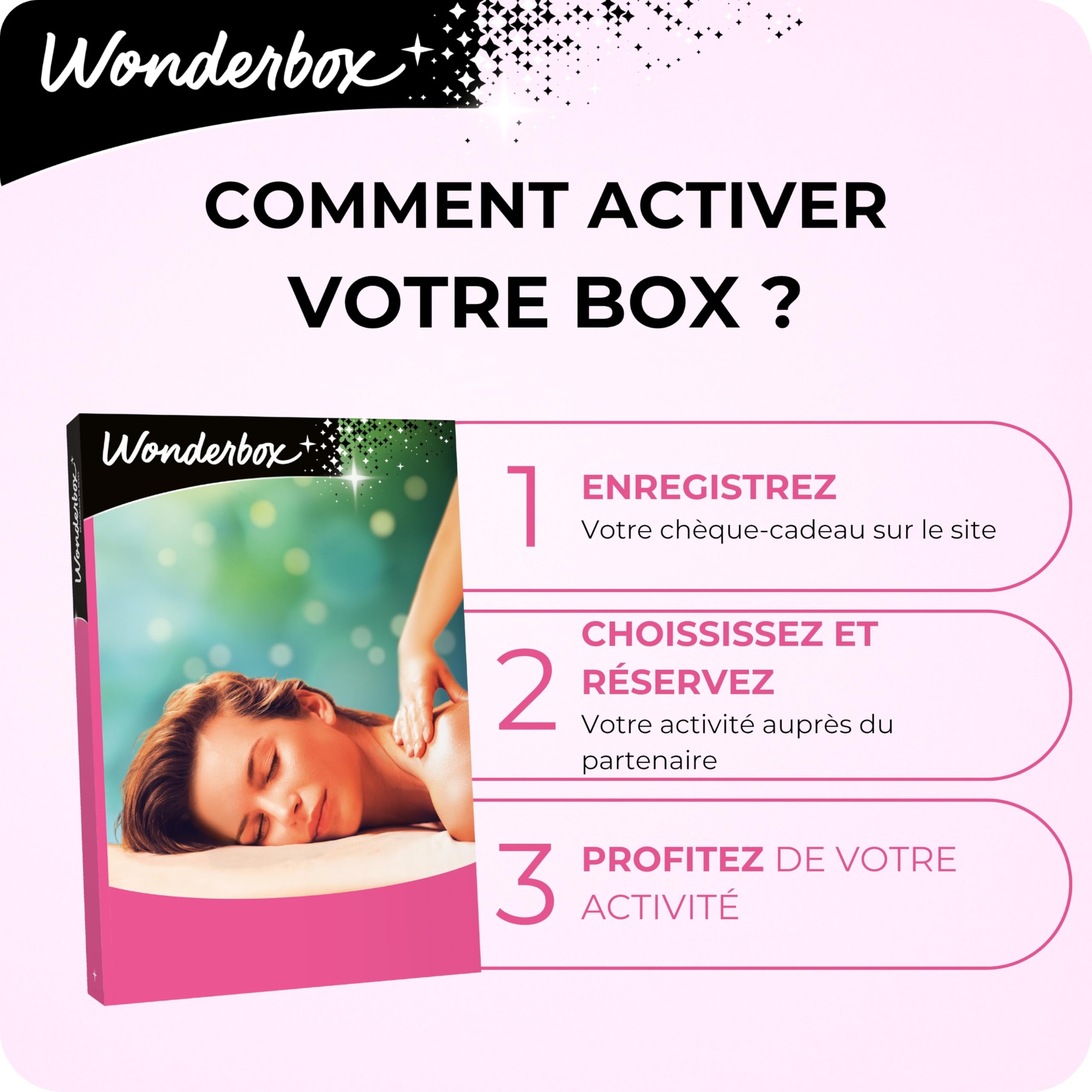 WONDERBOX - Bien-être En Duo - Coffret Cadeau - Idée Cadeau Relaxation