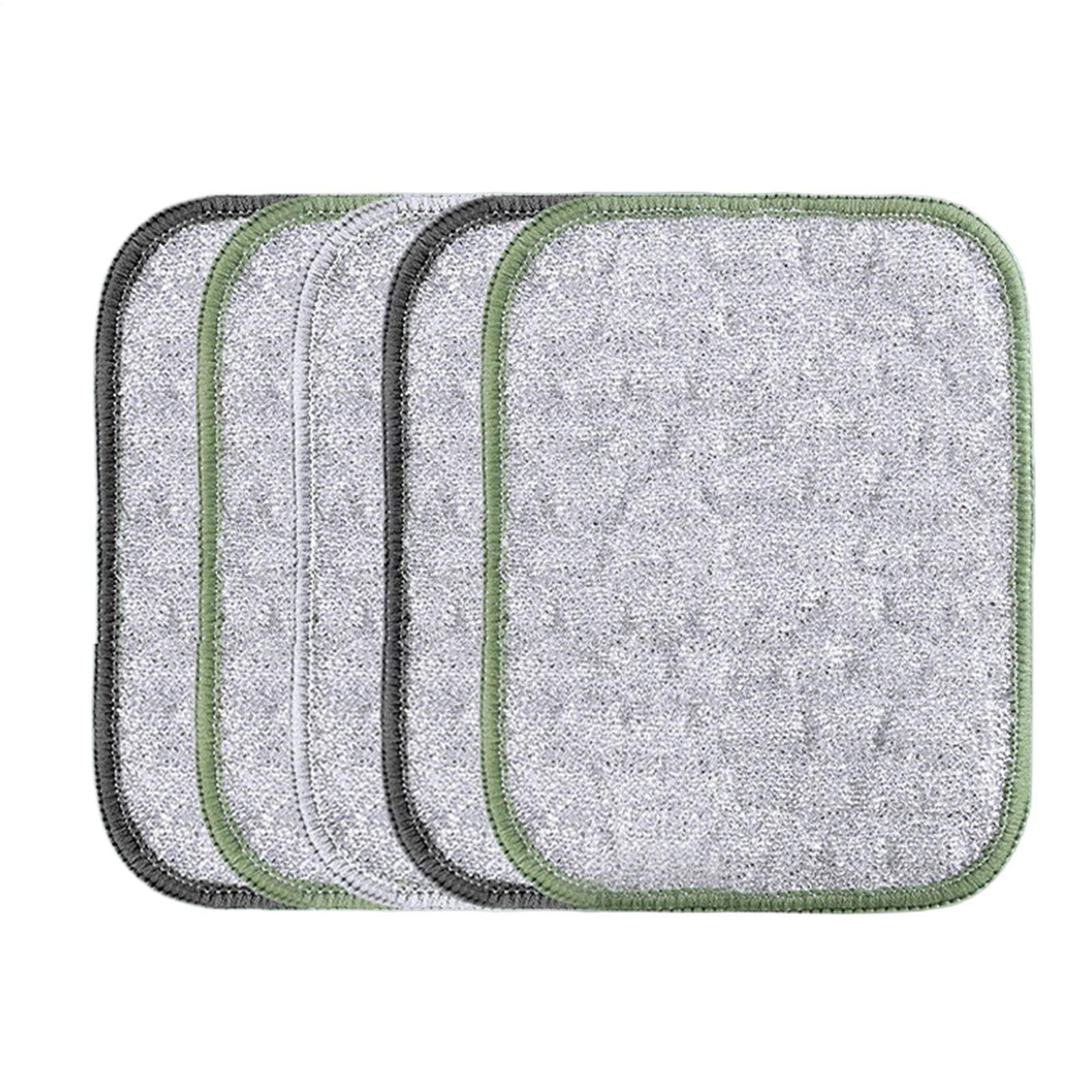 Wire Dish Cloth for Dishes, Multifunctional Tea Towel, 5 Pieces Dry and Wet Washing Up Sponge for Cooker, Grill, Oven, Sink, Cookware