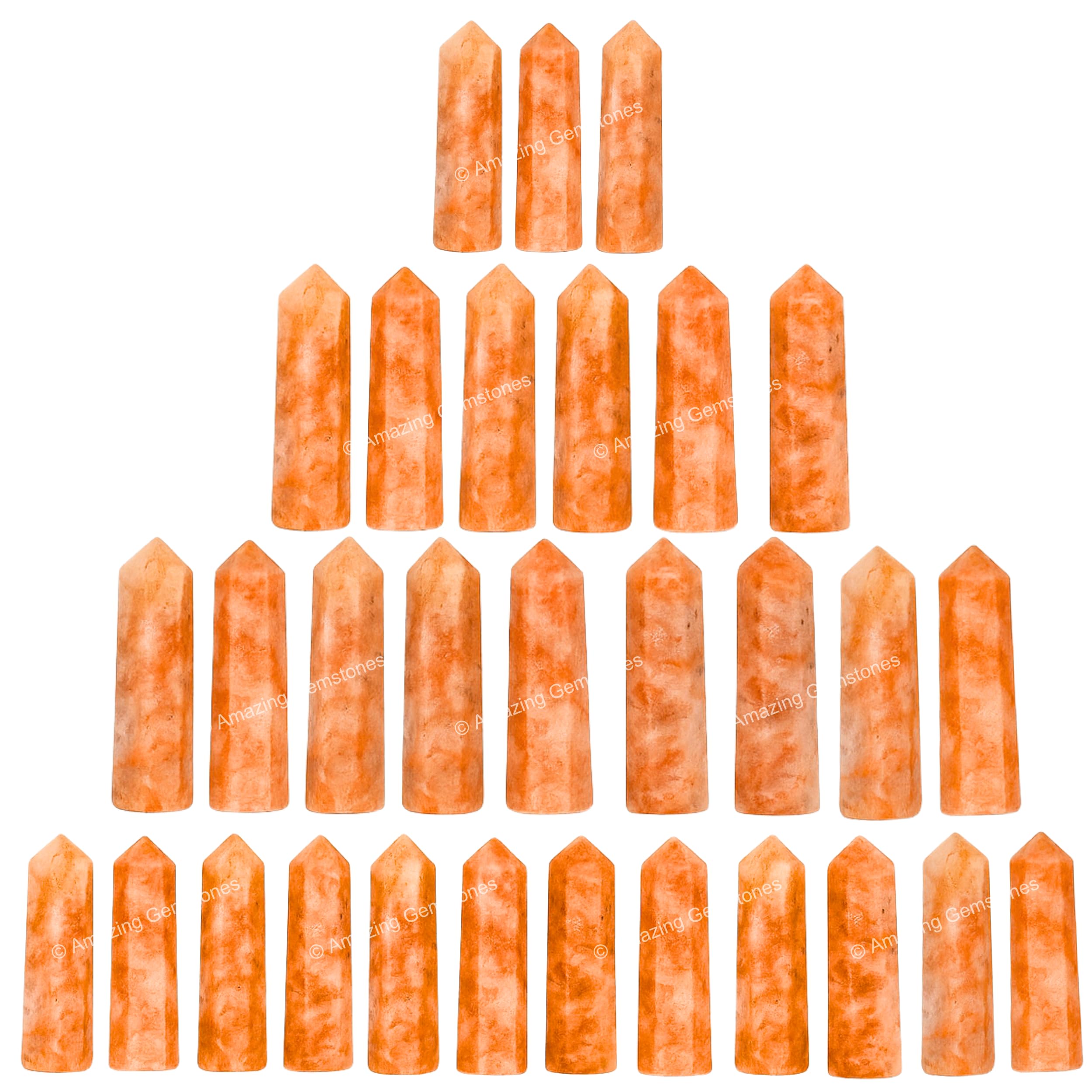 Amazing Gemstone Crystal Points Bulk Healing Crystals & Stones - Premium Single Terminated Healing Wand Point Bulk Crystals for Crafts, Crystal Grid, DIY Work