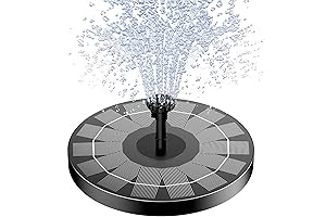 AISITIN 2.5W Solar Water Table Solar Fountain