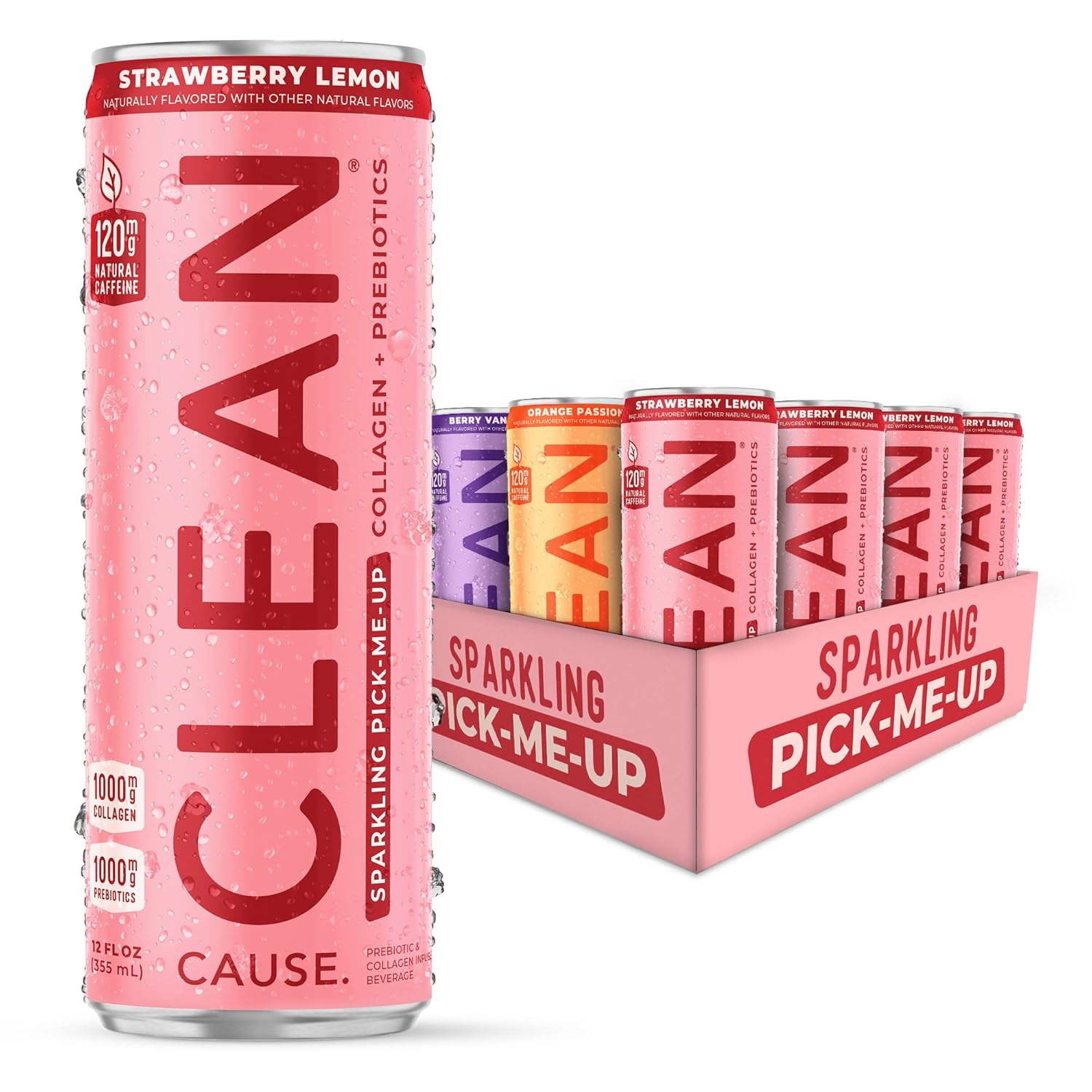 CLEAN Cause Variety Pack Sparkling PickMeUp with