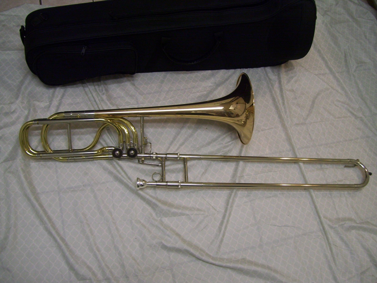Bass Trombone with double trigger