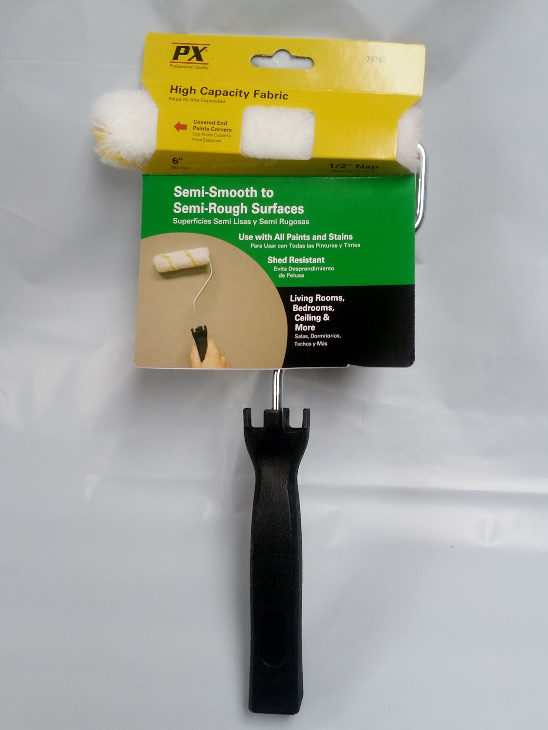 PX 79752 6Yellow-Strip Miniroller W/Frame, 6"