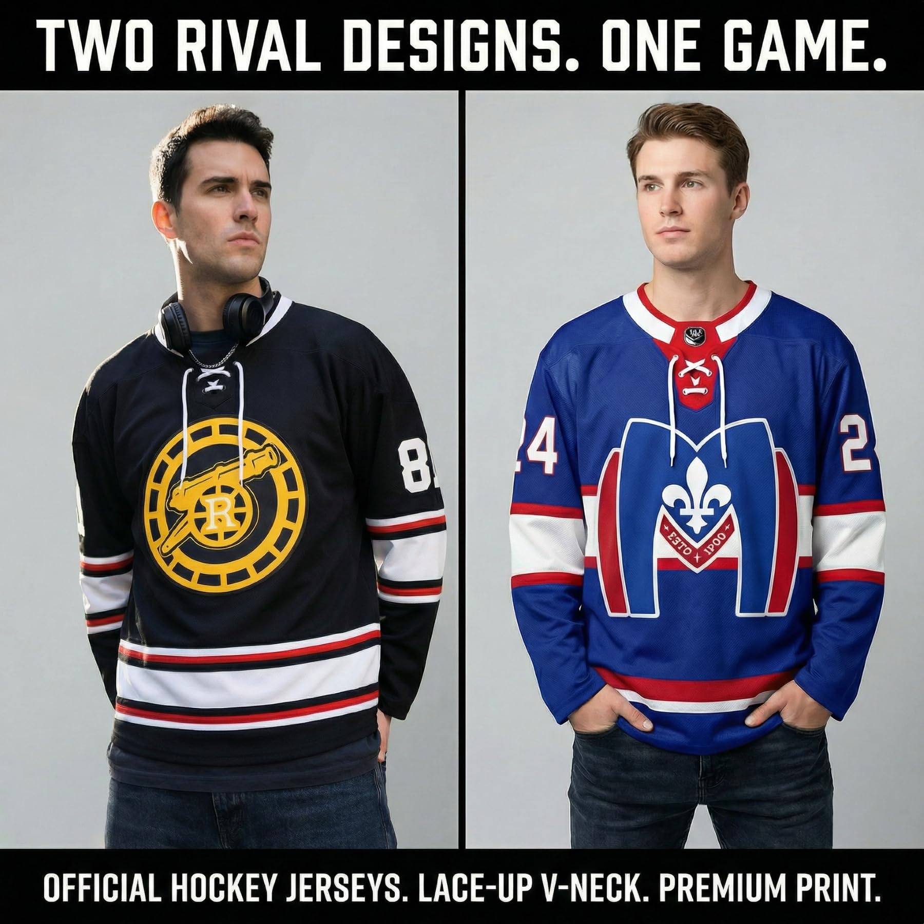 Sudadera de Hockey Heated Rivalry Rozanov 81 Hollander 24 Jersey Cuello Cordones Manga Larga Unisex Streetwear