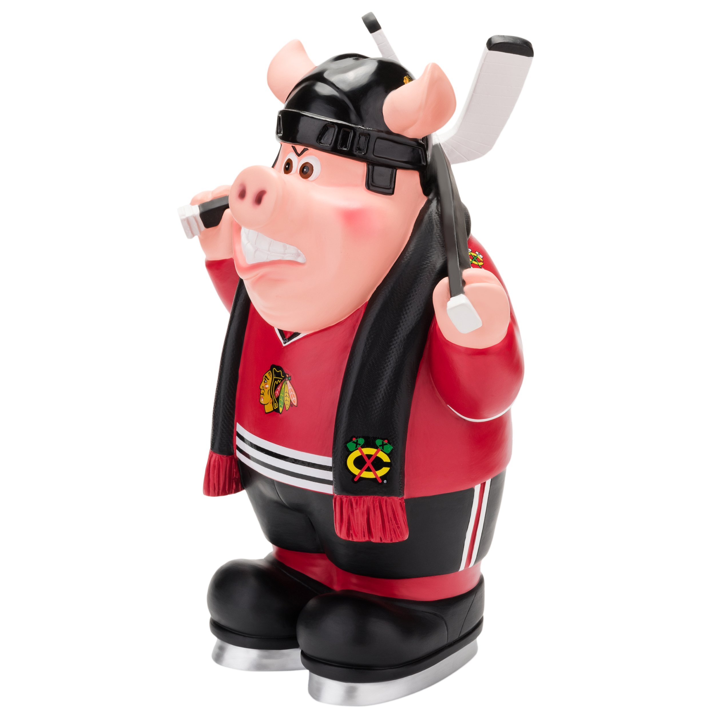 FOCO NHL Chicago Blackhawks Caricature Piggy Bank