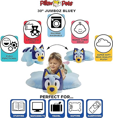 Miniatura 4 de Pillow Pets Juguete de peluche Jumbo Bluey