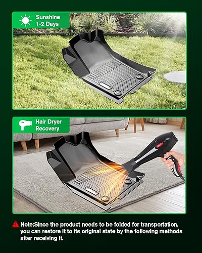 Miniatura 9 de VIWIK Alfombrillas compatibles con Ford FusionLincoln MKZ 2020-2017, tapetes de automóvil, protección para todo tipo de clima, juego completo