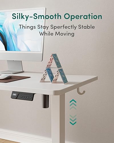 Miniatura 99 de FEZIBO - Escritorio eléctrico ajustable para trabajar sentado o de pie, 40 x 24 pulgadas, para oficina en casa, escritorio ergonómico para Negro