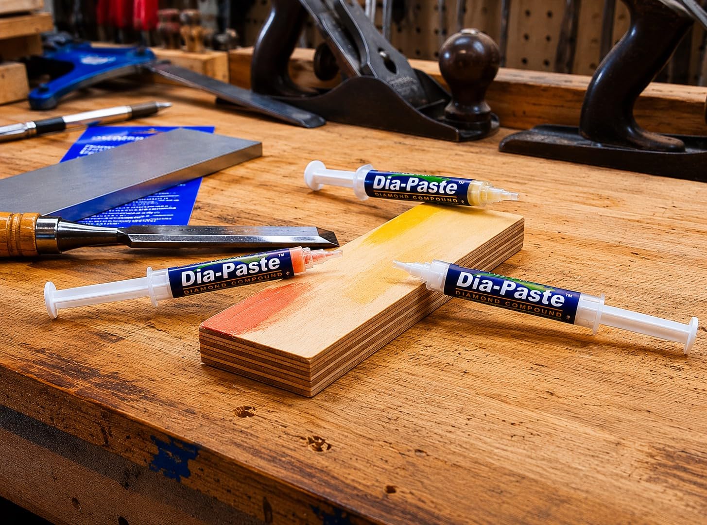 DMT Kit de pâte à polir Dia-Paste Diamond Compound à 1,3 et 6 microns, DPK