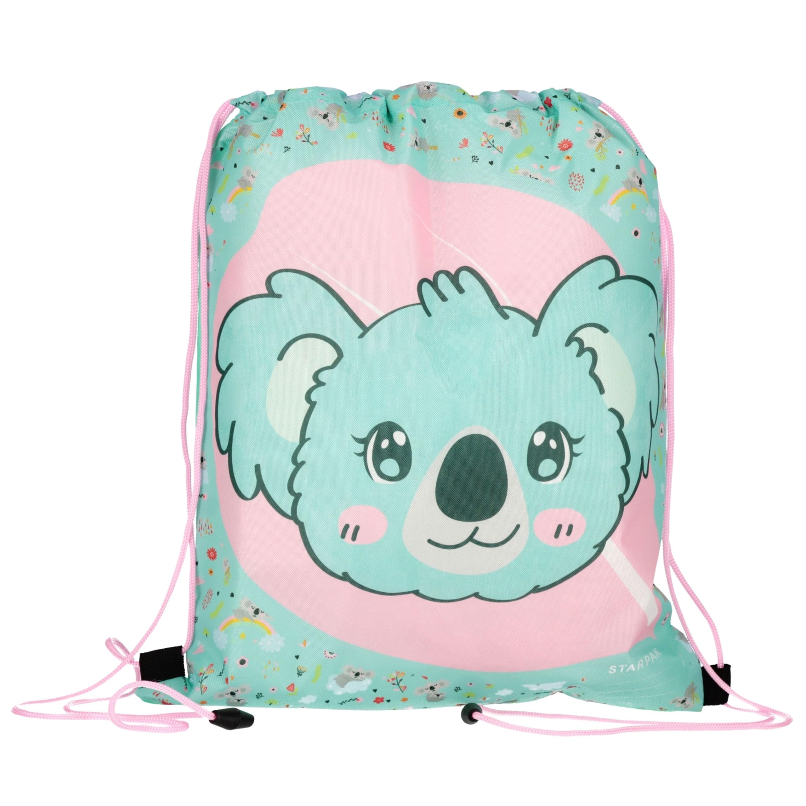 sarcia.eu KOALA Girls' shoe bag for PE, school shoulder bag for girls 32x38 cm (Koala) — image 1
