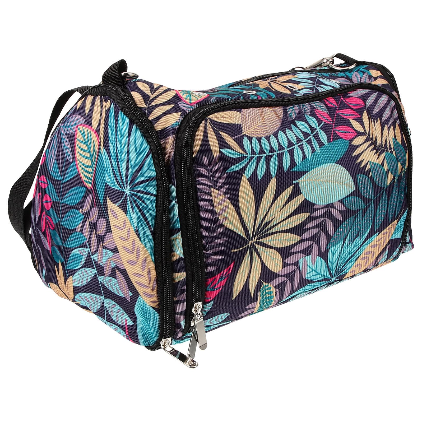 Bolsa Organizadora para Ganchillos de Crochet con Doble y Cremallera Bolsa de Almacenamiento Resistente y Ligera para Accesorios de Punto y Bordado Diseño Elegante y Portátil para