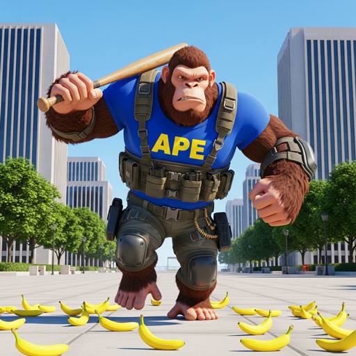 Gorilla Rampage Attack 3D: Wild City Destruction & Animal Survival Game