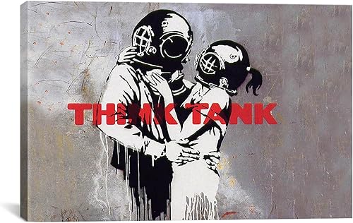 lona Champ Blur Think Tank álbum cubierta lona por Banksy 18por 12-Inch
