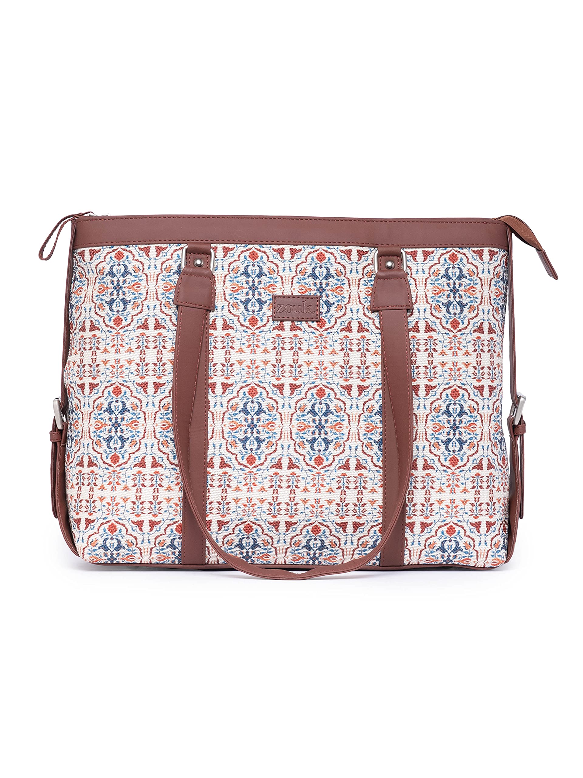 ZOUK Vegan Leather Office Bag - Laptop Tote -13 ZOUK Vegan Leather Office Bag - Laptop Tote -13