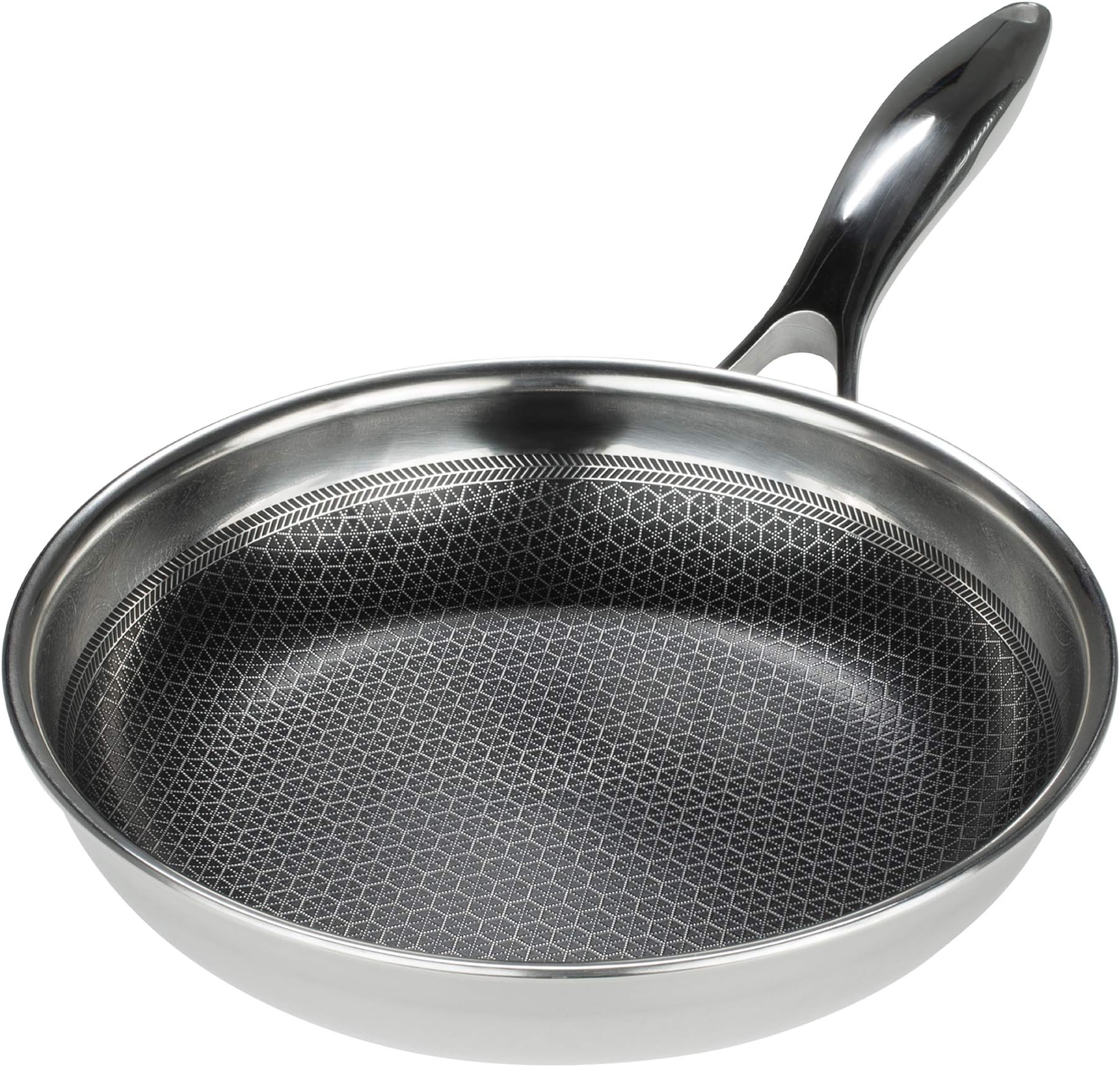 Black Cube Quick Release 12.5-Inch Nonstick Fry Pan - Stainless Steel Induction Frying Pan - Hybrid Cookware - Induction Cookware