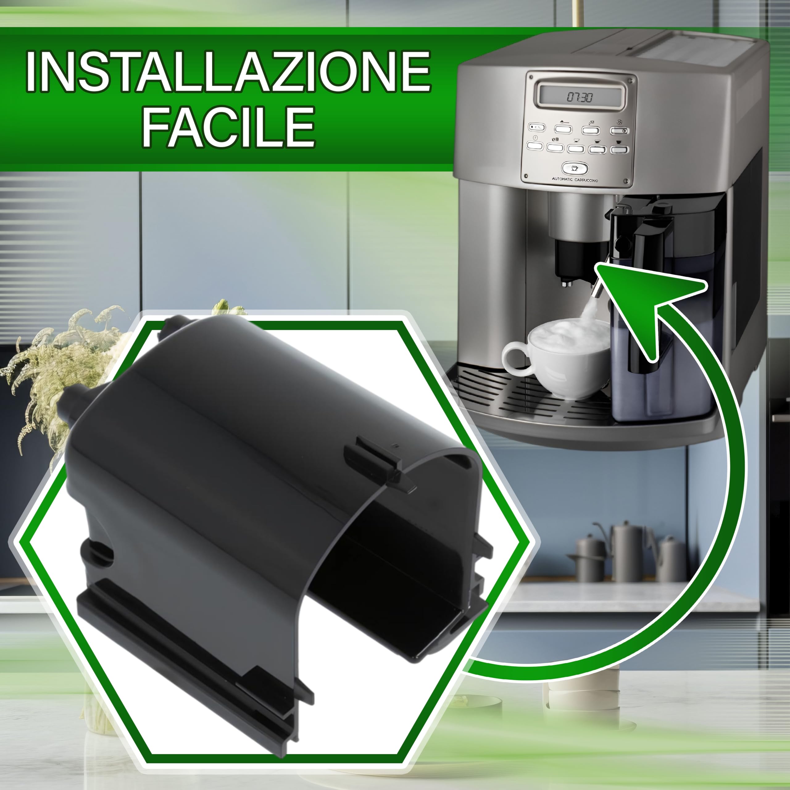 Cucchiaio Dosatore Con Tamper Per Macchine Caff&egrave; DeLonghi - Codice 7313286119, ONIX TECH