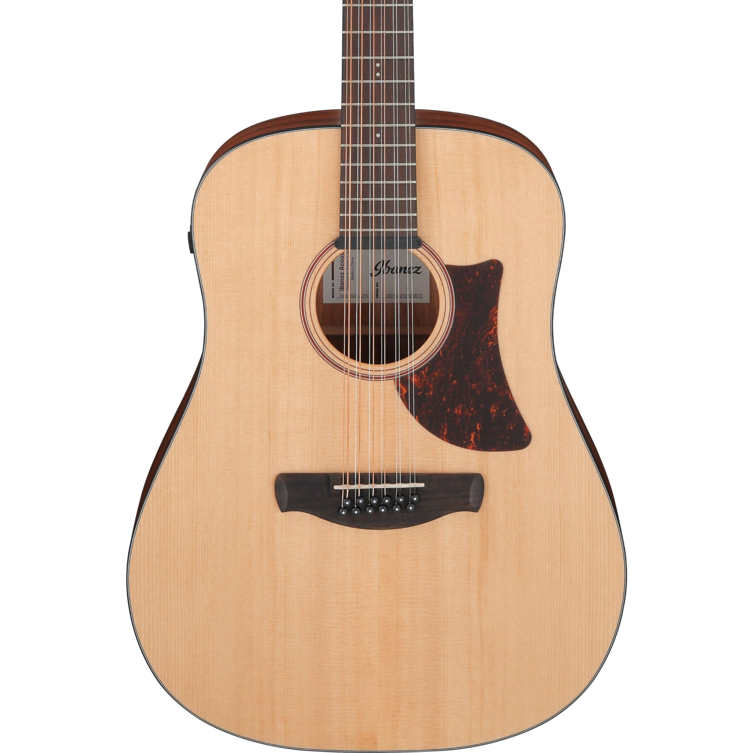 Ibanez AAD1012E-OPN Advanced Acoustic Open Pore Natural - Chitarra acustica a 12 corde