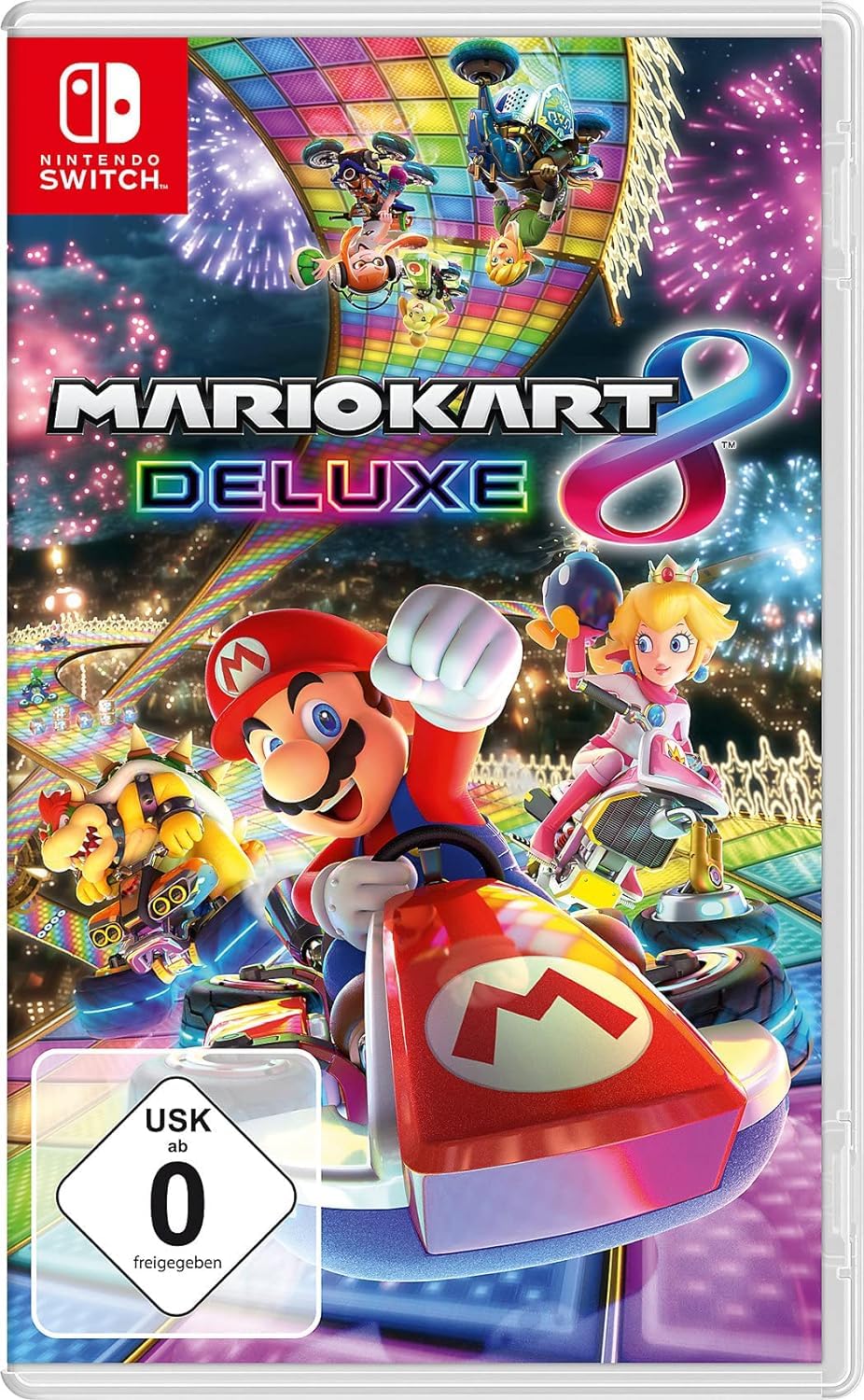Nintendo Switch Konsole Neon-Rot/Neon-Blau + Mario Kart 8 Deluxe