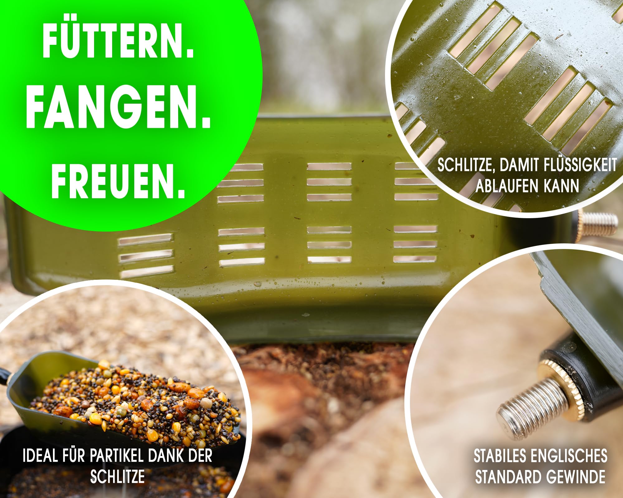 Angel-Berger Magic Baits Futterschaufel - PVC Futterscheufel Für Köder Boilies Pellets