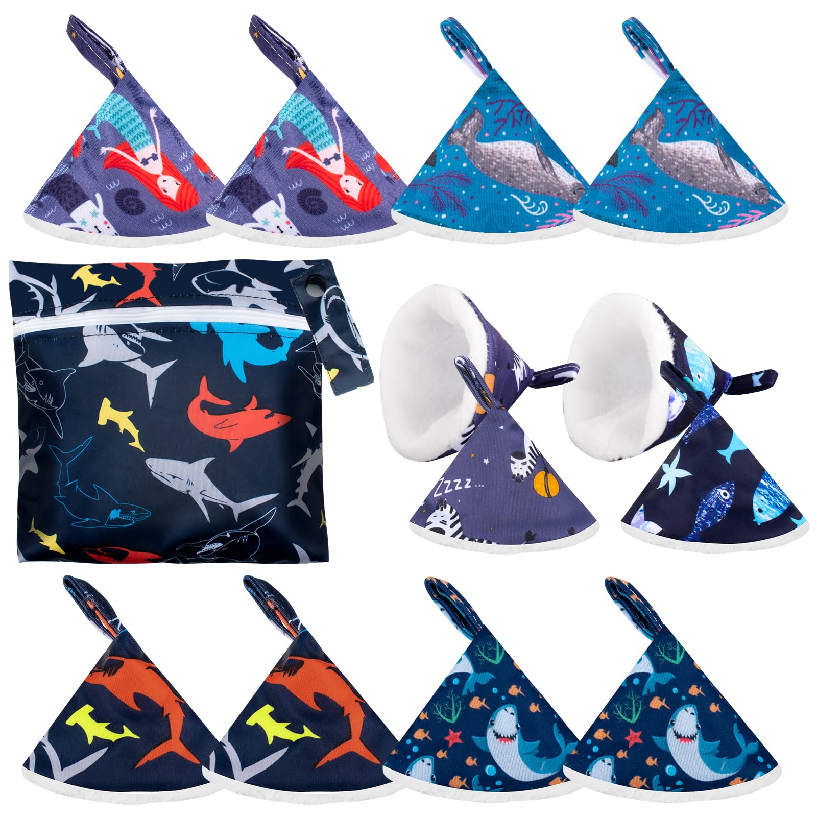 Pipi Tipi Lot de 12 Protège-Couche Pour Bébé Garçon et 1 Sac Mouillé - Forte Absorption de l'Eau Pour Rester au Sec Lors du Changement