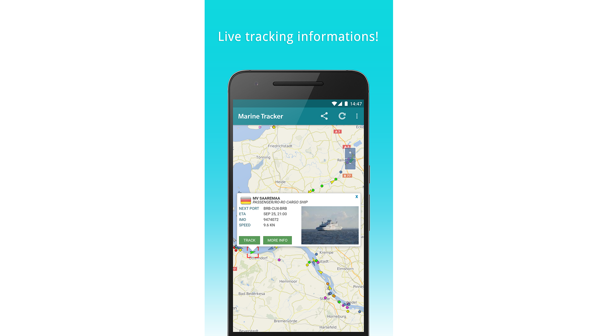 Marine Tracker Maritime traffic Ship radar Aplicativo na Amazon