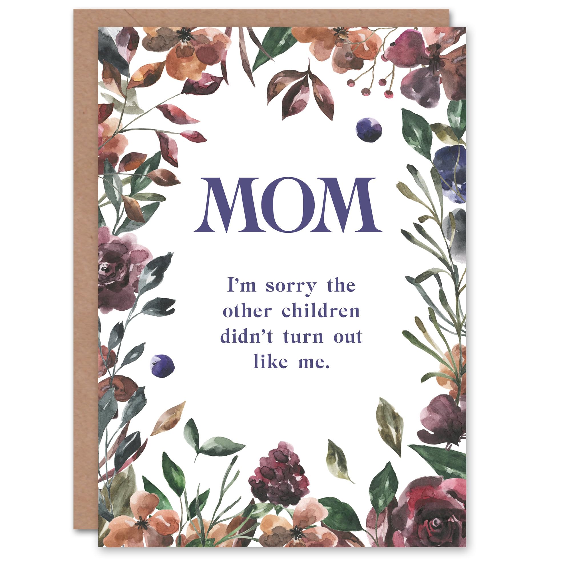 Artery8 Mom Sorry Siblings Are Not Like Me Funny Birthday Card