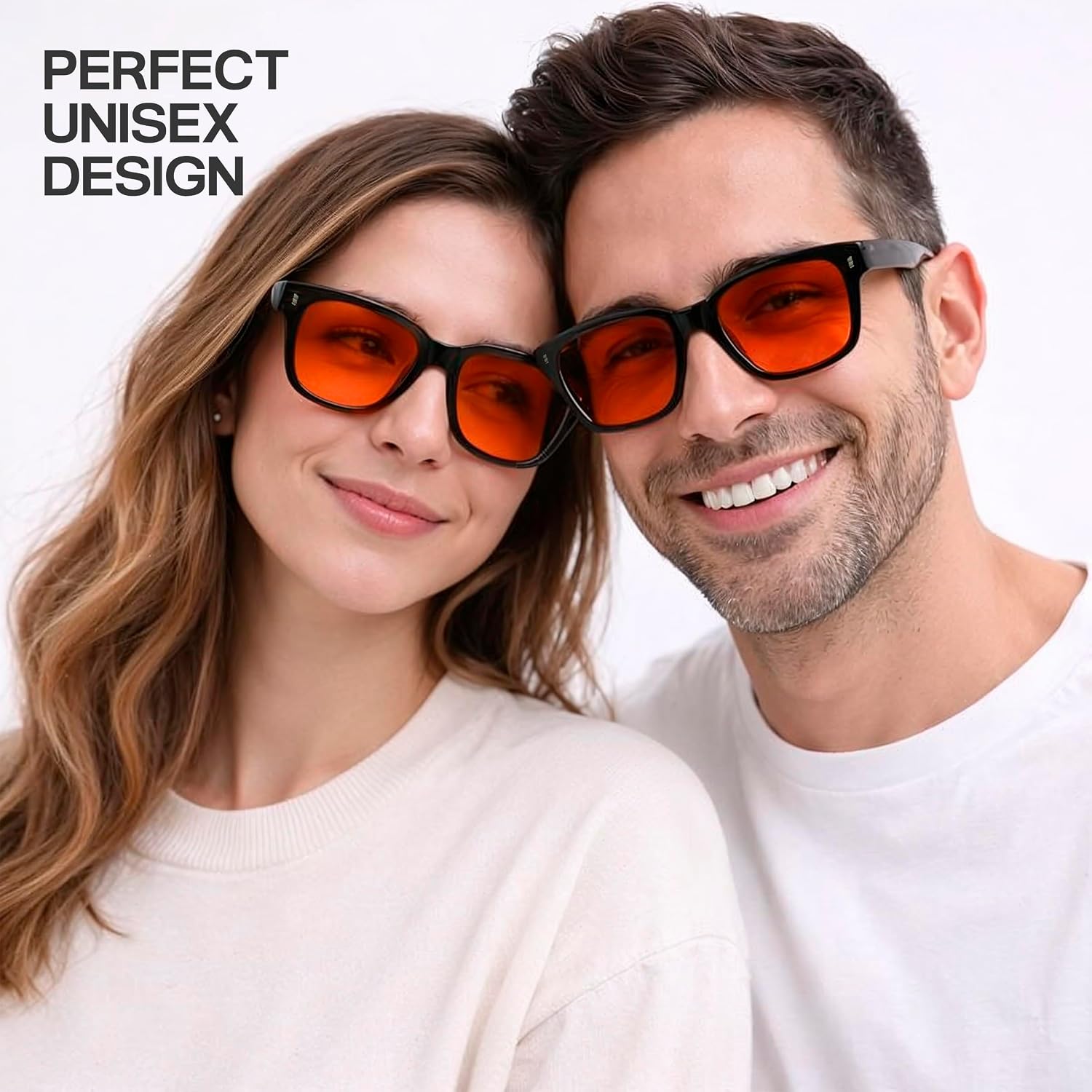 Colorado Home Co Red Lens Glasses for Sleep, High Block Night Computer Gaming Glasses, Anti Eye Strain with Case