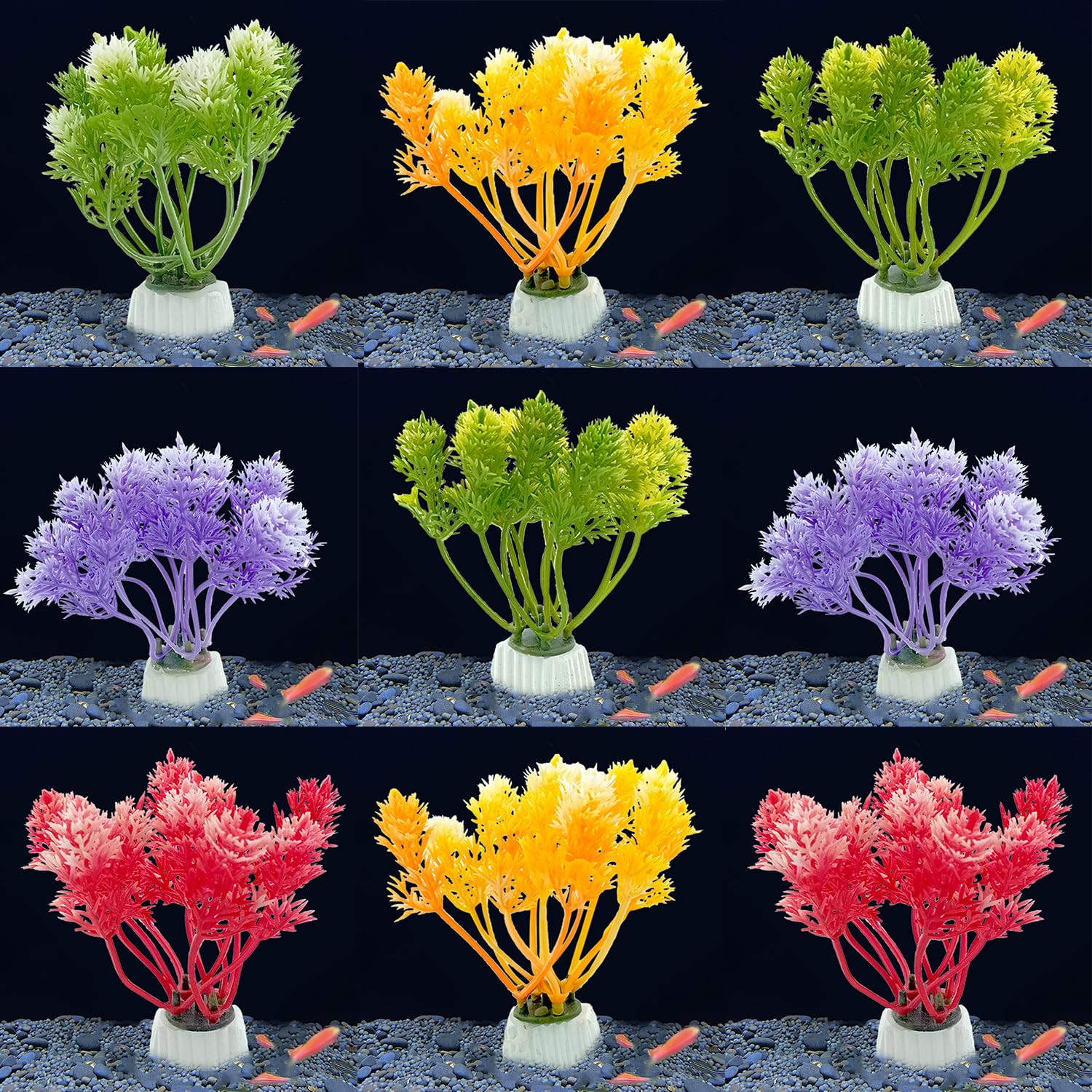 Jainsons Pet Products Realistic Aquarium Decor Small Multicolor Plastic Plants, Fake Plants For Aquarium, Fish Tank And Fish Bowl Decoration Ornaments 10PCS (B0CLNX5Q7B) Amazon Price History, Amazon Price Tracker