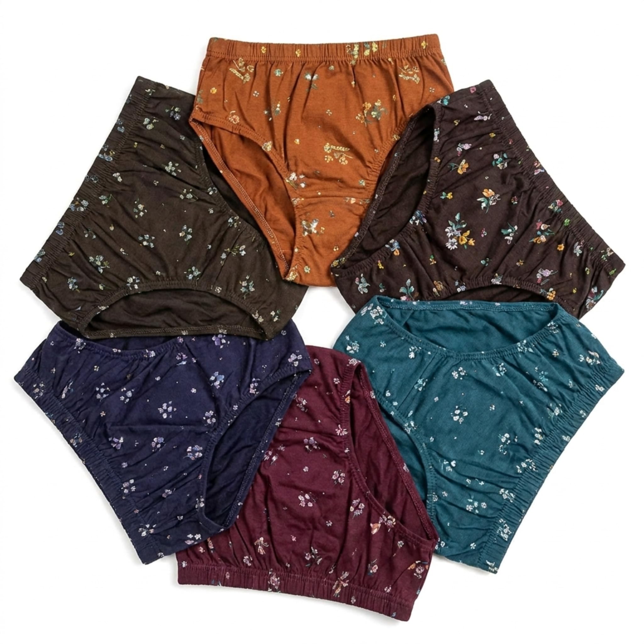 vanshop VanshopWomen’s Printed Cotton Panties | Soft & Breathable Underwear | Mid Rise Comfortable Stretch Briefs | Multi Color Ladies Lingerie (6)-picture-28