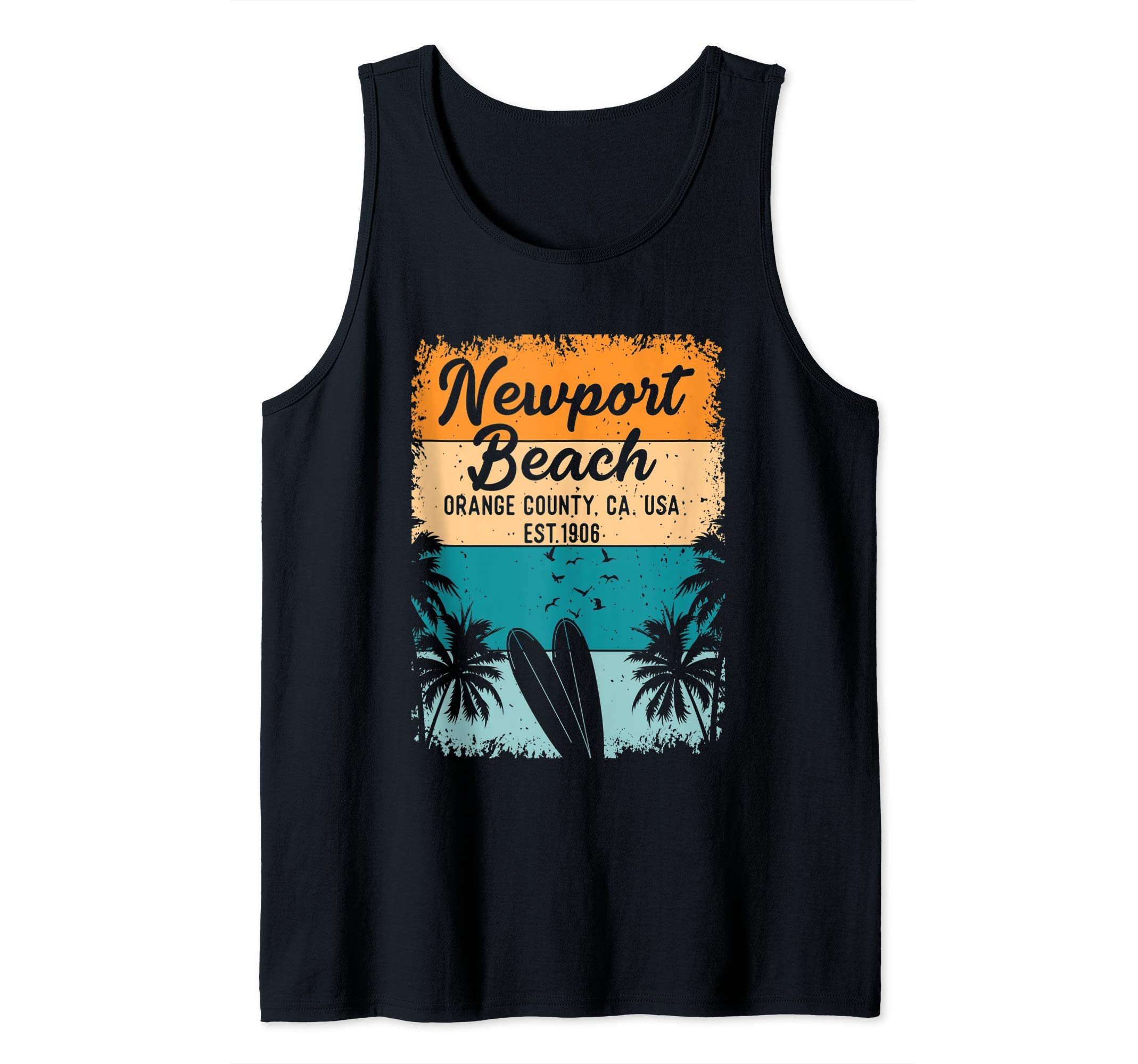 Newport Beach Orange County OC California Gifts Souvenirs Tank Top