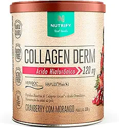 Nutrify - Colágeno Collagen Derm - 330g - Cranberry com Morango