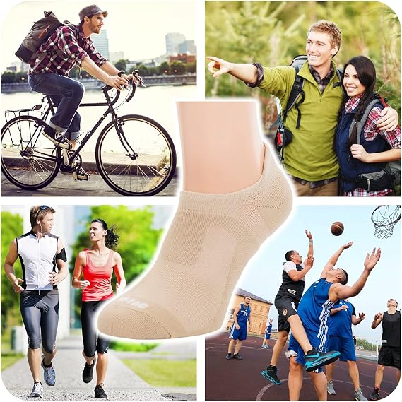 M-Tac Running Socks for Men, Moisture Wicking Breathable Athletic Socks with Coolmax, Cushioned Sole & Arch Support