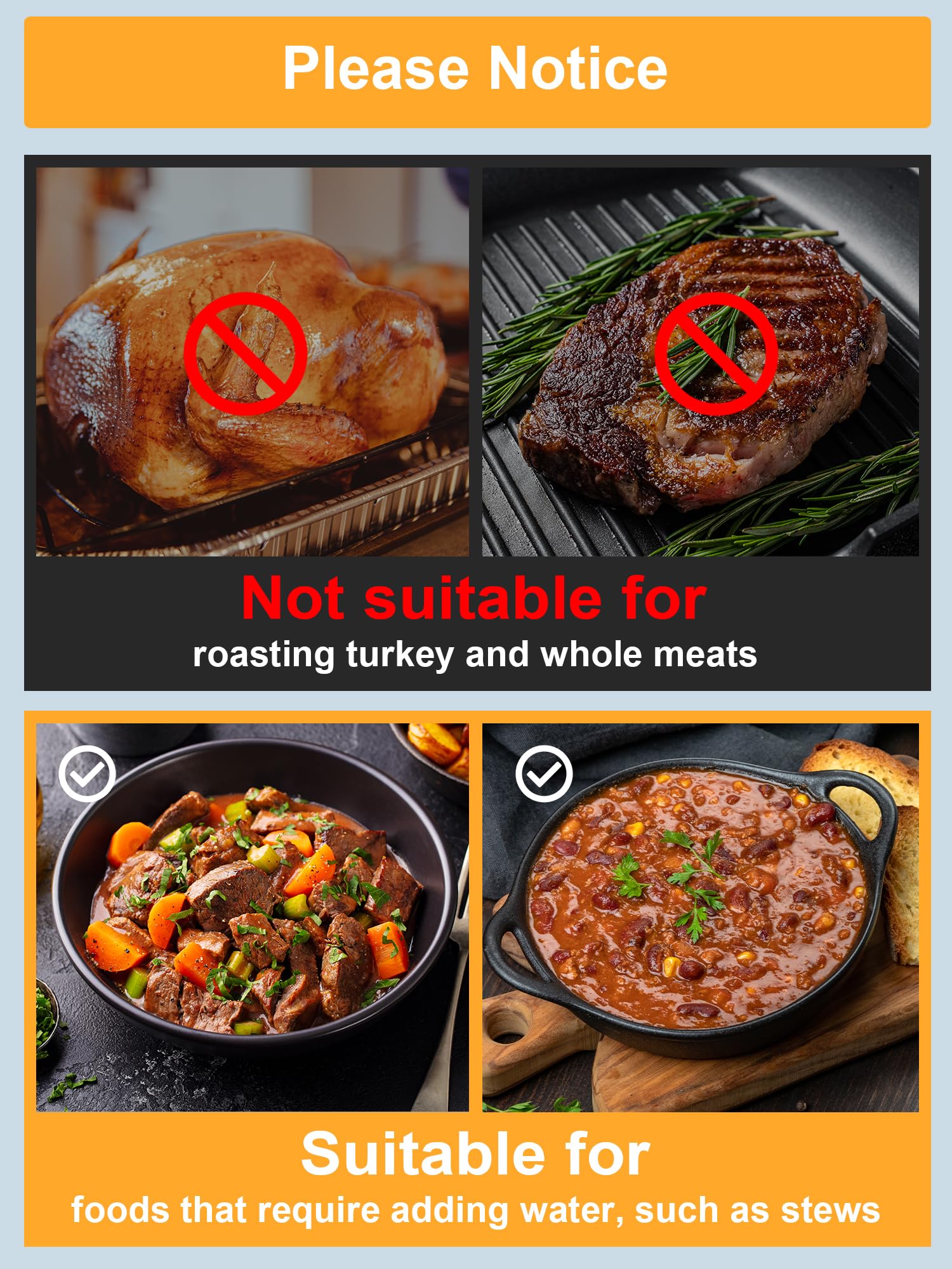 SMARTAKE Roaster Liners - Instant Cleanup! -2 SMARTAKE Roaster Liners - Instant Cleanup! -2
