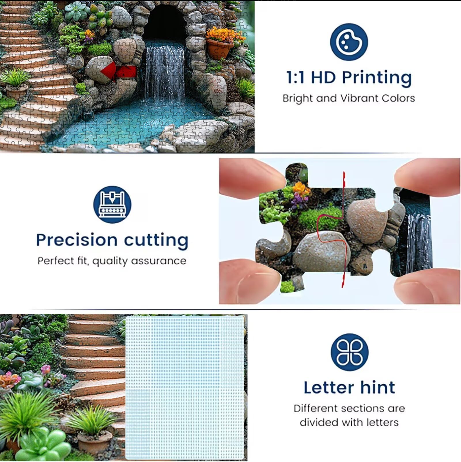 Puzzle paesaggio Autunno, Puzzle Adulti 3000 pezzi, Puzzles Legno con Squisita Scatola di Imballaggio, Rompicapo per Esperti con Incastro Perfetto, Stampa Alta Definizione, Regalo per Adulti W3H-860