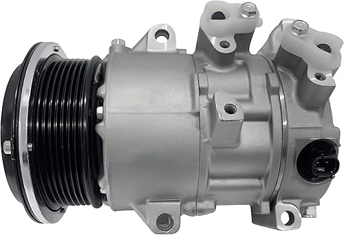 Miniatura 1 de RYC Nuevo compresor de CA y embrague de A/C IH386-IN (se adapta a Toyota Hiace 2.7L 2006, 2007, 2008, 2009, 2010, 2011, 2012, 2013, 2014, 2015,