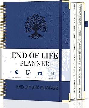 End of Life Planner, I'm Dead Now What Planner In Case Binder 7.9"x10.4"