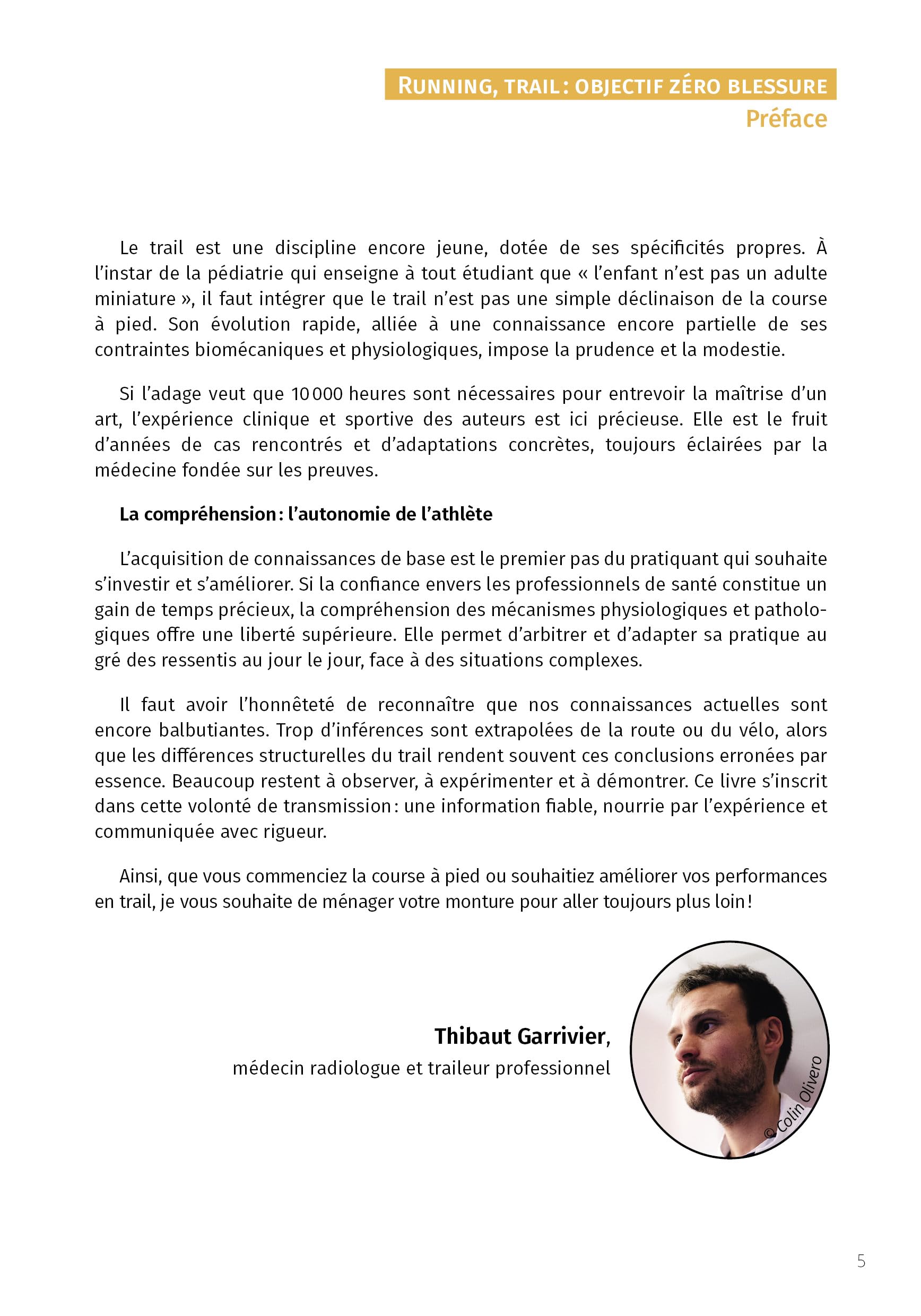 RUNNING, TRAIL : OBJECTIF ZÉRO BLESSURE - PRÉVENIR, REPÉRER ET PRENDRE EN CHARGE LES DIFFÉRENTES PATHOLOGIES DU COUREUR 2E ÉDITION