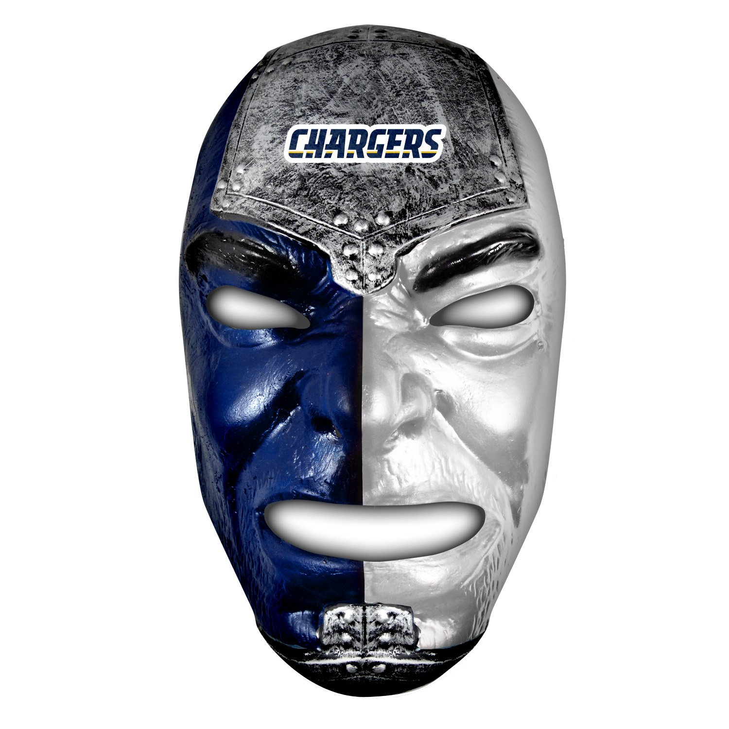 Franklin Sports Los Angeles Chargers Team Fan Face Mask - PVC Mask with Team Logos & Colors - NFL Official Licensed Product — view 9