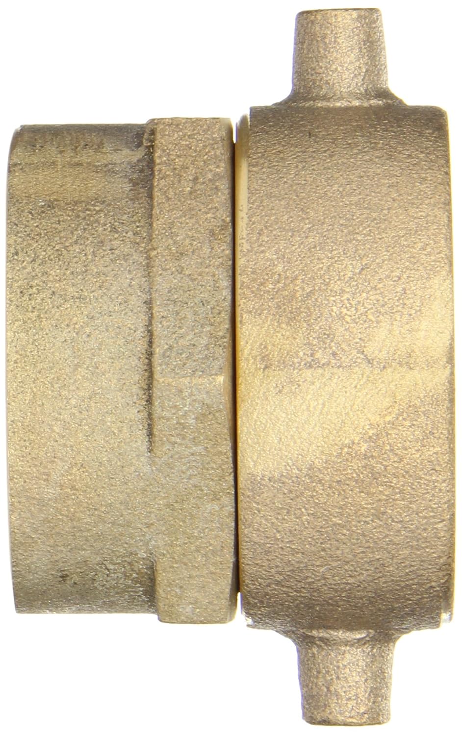 Dixon Valve SF150S Brass Fire Equipment, Female Swivel Adapter with Pin Lug, 1-1/2" NPSH Female x 1-1/2" NPT Female