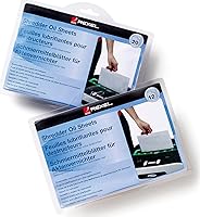 Vista 2 de Rexel Hojas de aceite para trituradoras, paquete de 20, tamaño A5, mantenimiento de trituradoras, 2101949, color blanco