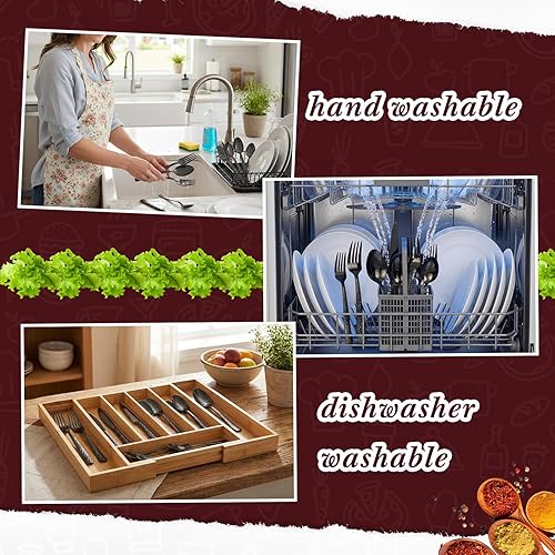 Miniatura 7 de 48 Pcs Black Hammered Silverware Set with Steak Knives Stainless Steel Flatware Set for 8 Vintage Metal Tableware Serving Utensils Mirror Polished