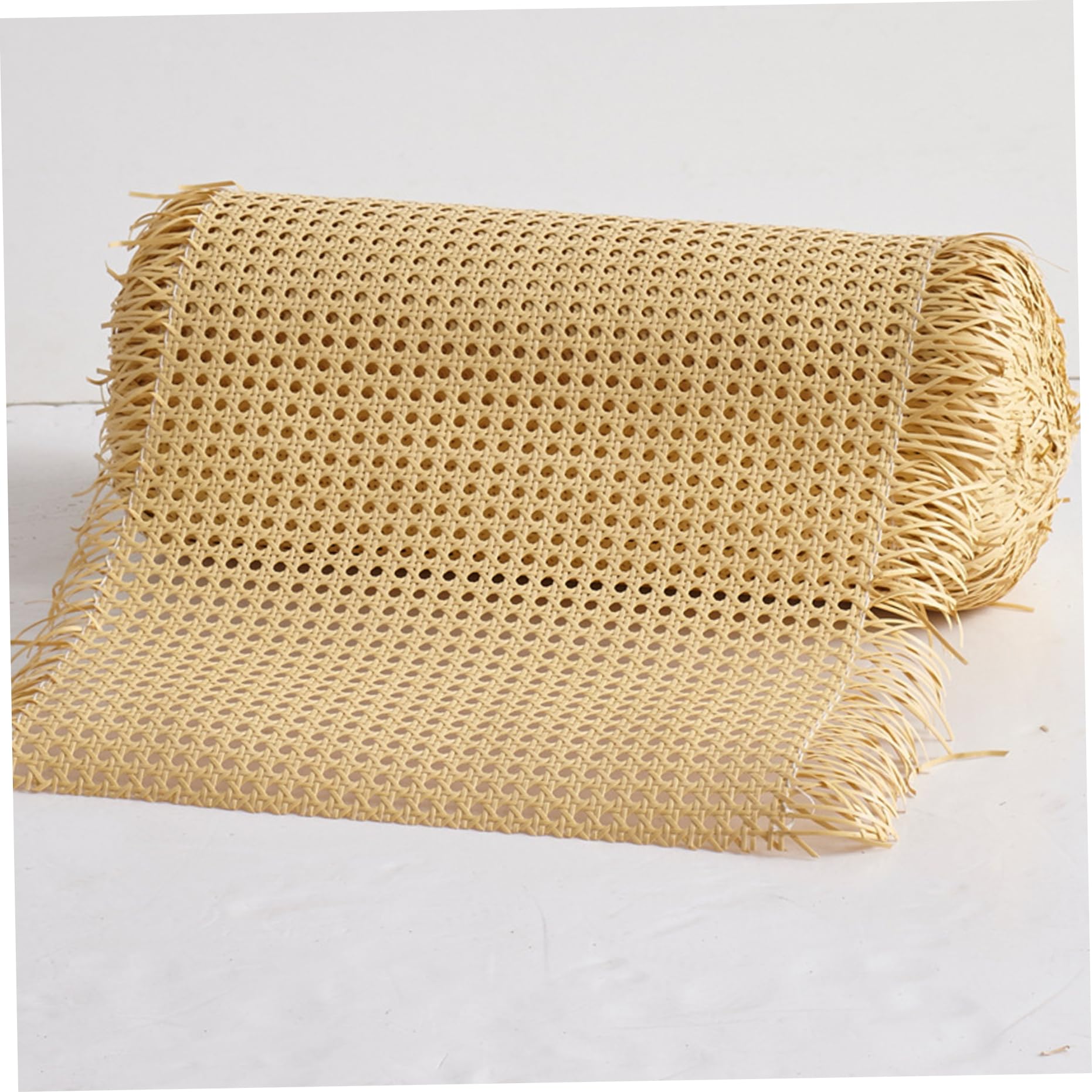 Rotolo di Rattan Canna di Plastica Rotolo di Fettuccia In Rattan Rete Intrecciata Rete Impermeabile Sedia In Vimini Viennese Per Progetti Fai da Te 0,5x1 M