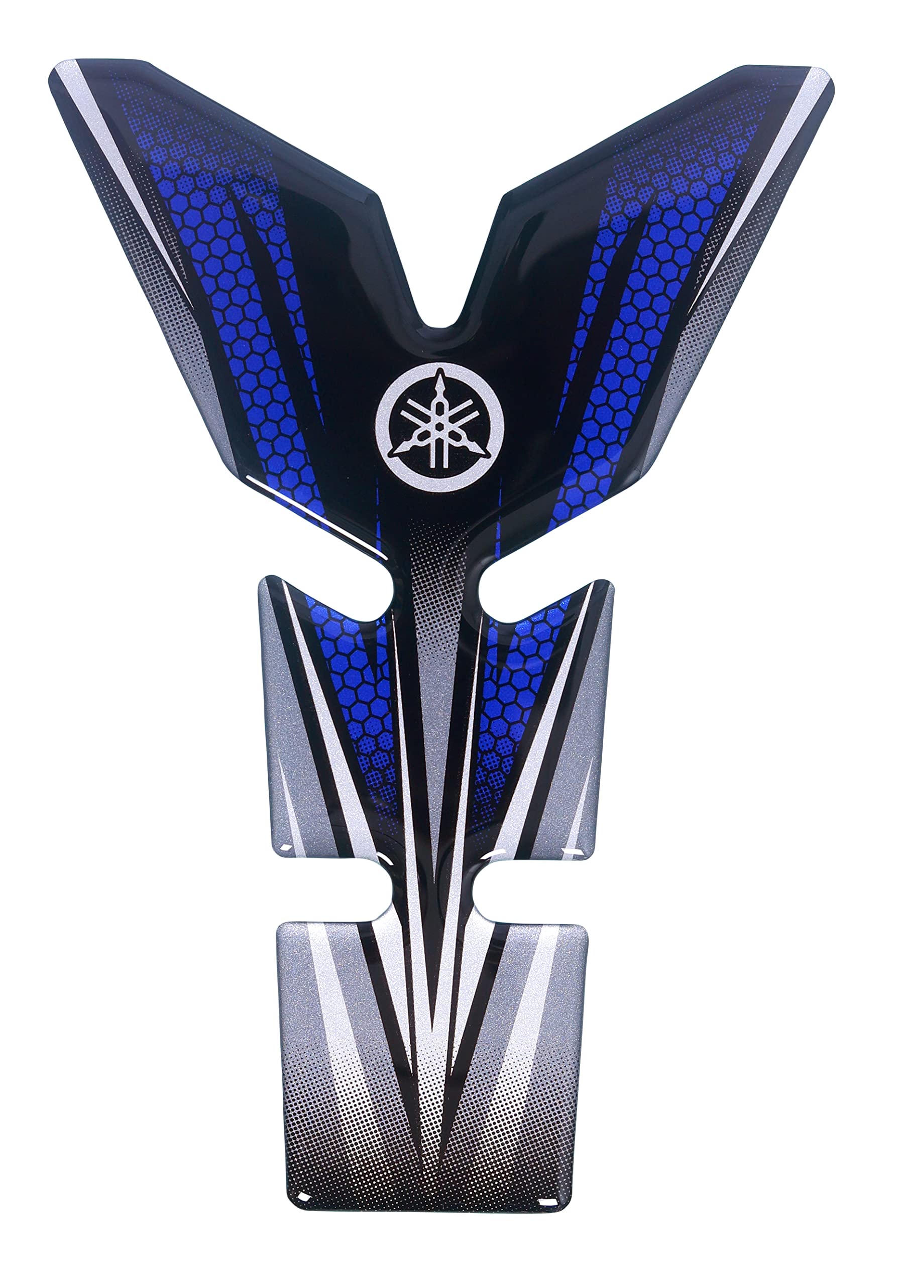 Yamaha Fuel Tank Scratch Protector Tank Pad for FZ Bikes (Blue & Gray) Y6A01LTKGD22